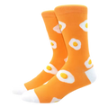 Oranje sokken, gebakken ei