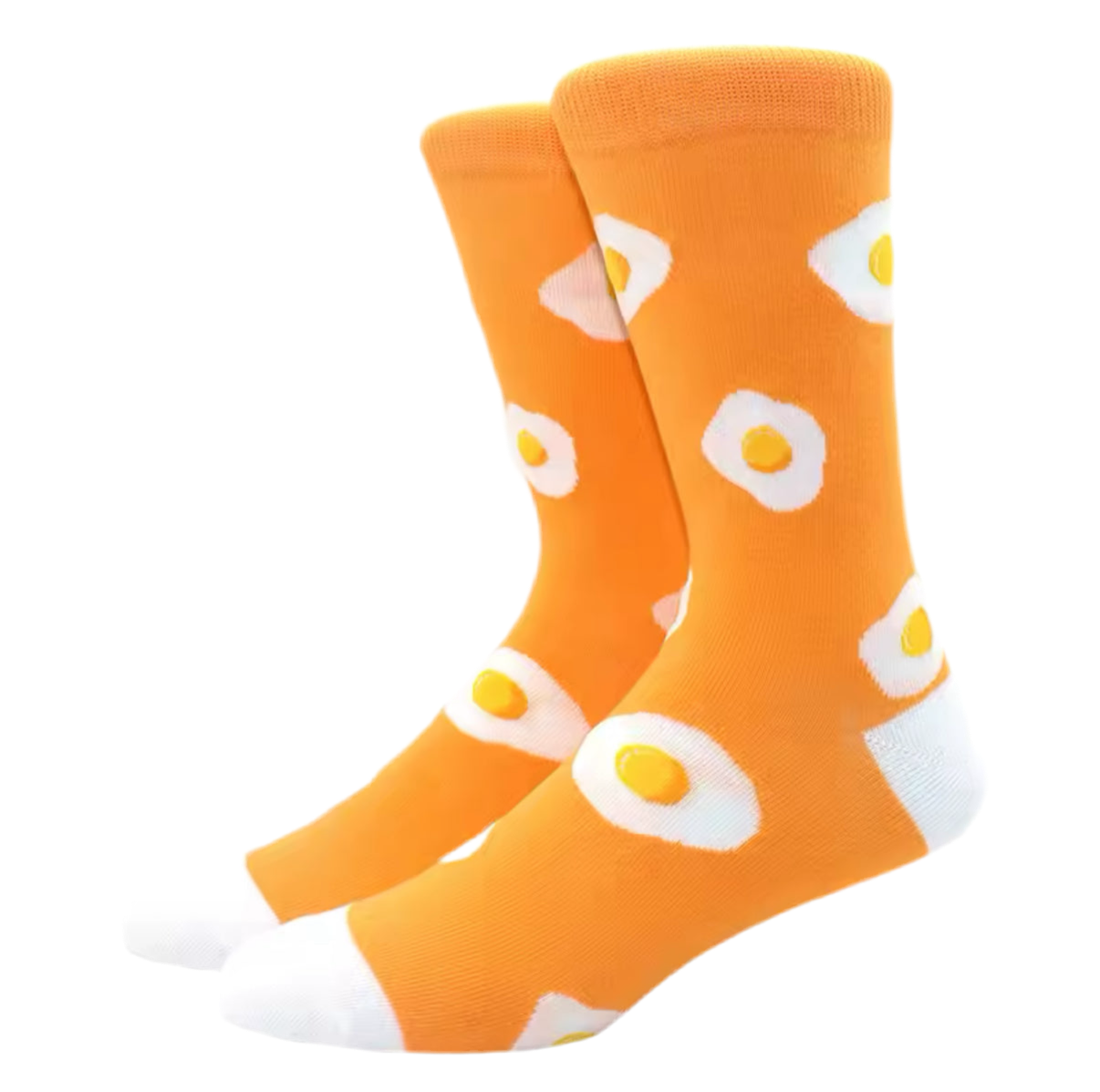 chaussettes oranges oeuf au plat mrcol