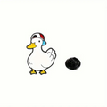 Pin’s Canard Blanc Casquette