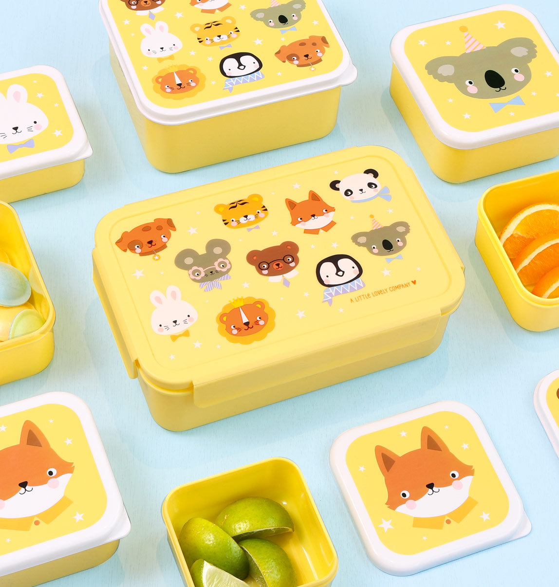 Boîte à déjeuner bento - Amis des animaux – vue 7 – A Little Lovely Company