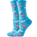 Roze flamingo sokken voor dames