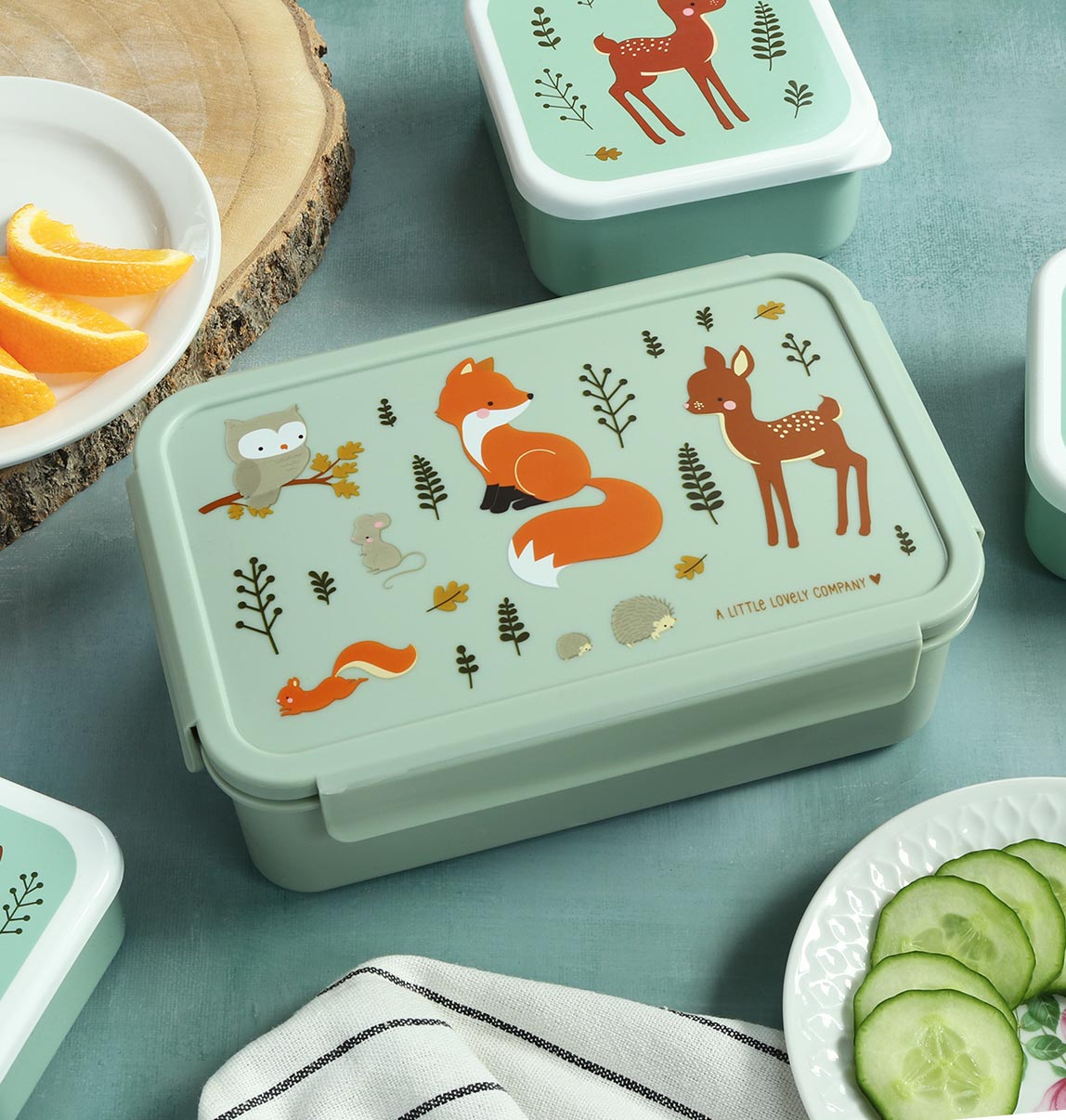 Boîte à déjeuner bento - Amis de la forêt