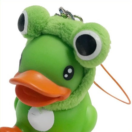 Frog Duck Keychain – PVC and metal