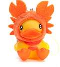 Sleutelhanger met eend en krab