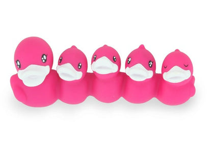 Pink duck toothbrush
