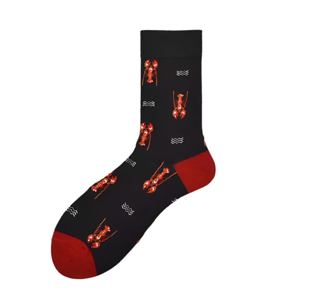 Black Lobster Socks