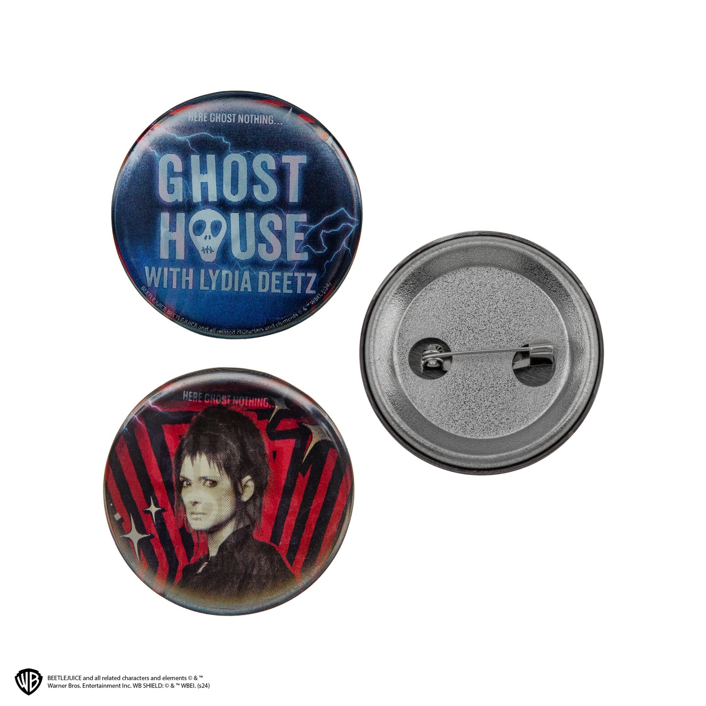 Beetlejuice Lenticular Pin Badge Set of 6