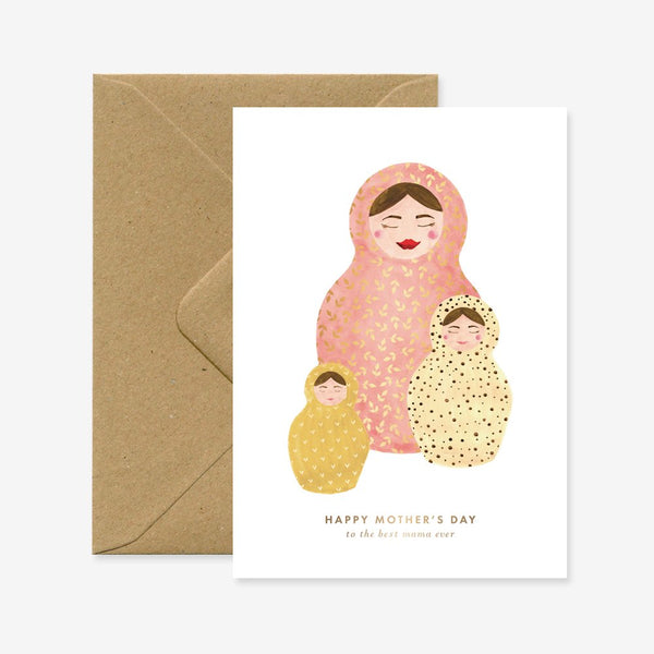 Best Mama - Greeting Card