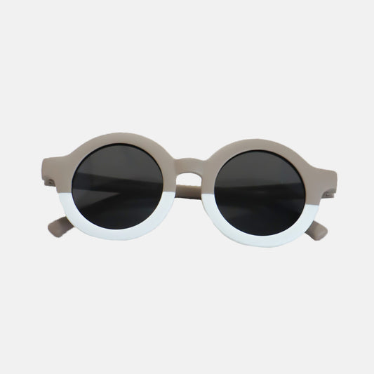 Lunettes de soleil Enfant Hop'Pop – CAT 3 – Bicolore Taupe Imparfait