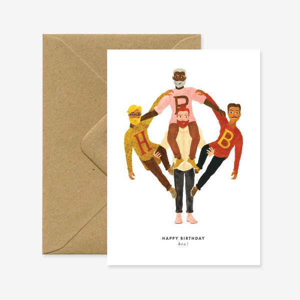 Birthday Bro - Greeting Card