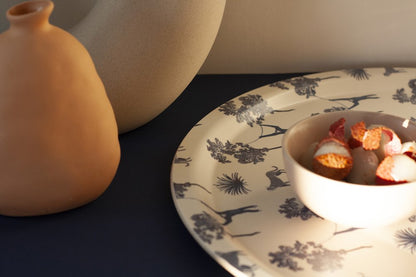 Blue jungle - Round tray