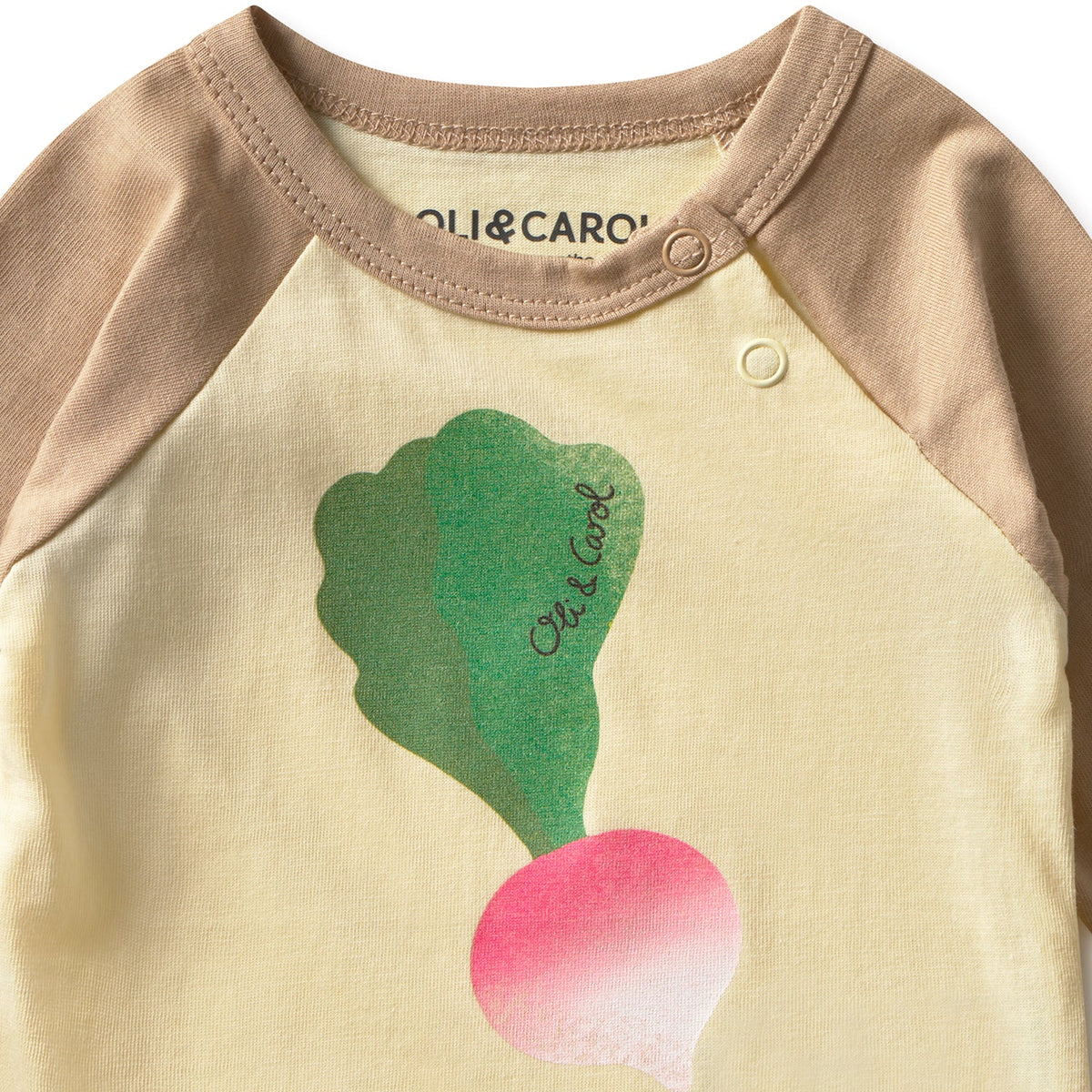 Ramona the Radish Baby Bodysuit