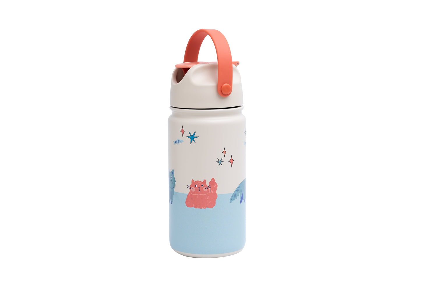 Stainless steel water bottle Meowtiful Cats