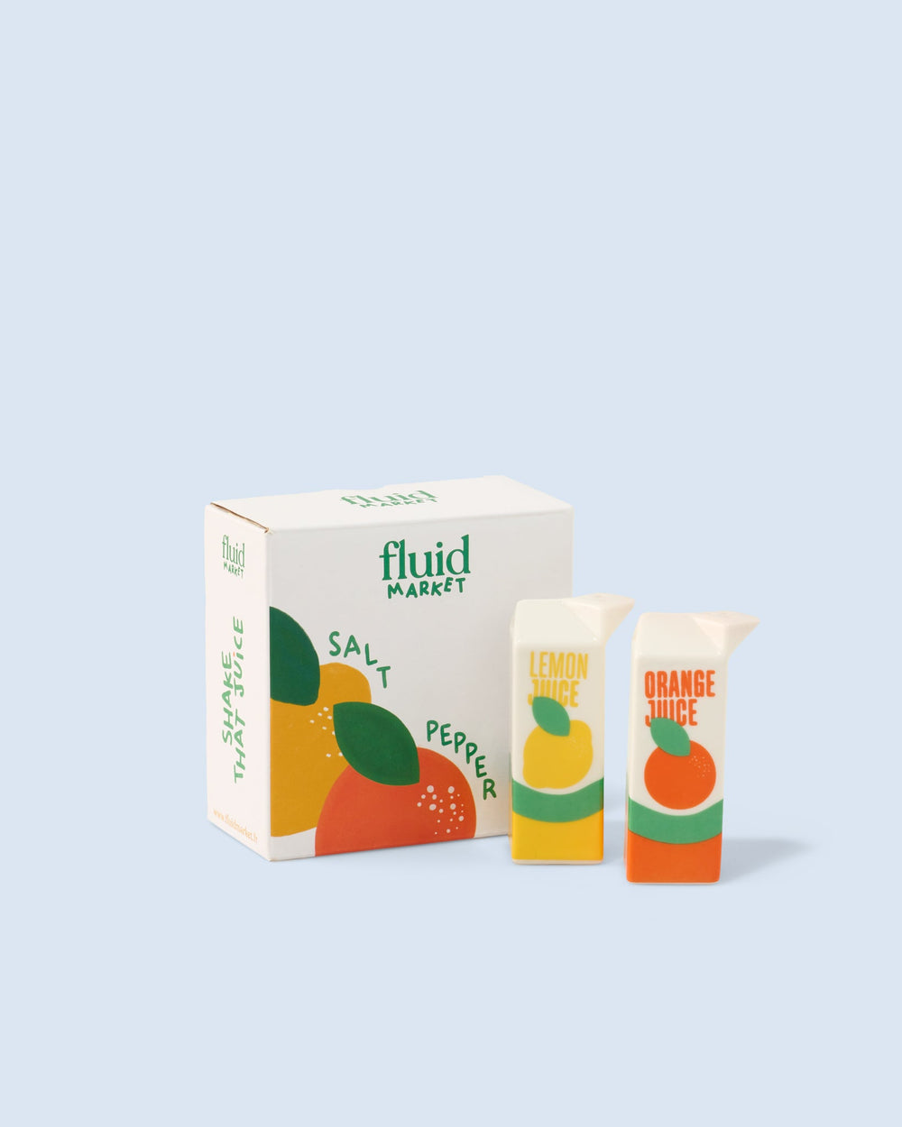 Juice Carton Salt and Pepper Shakers