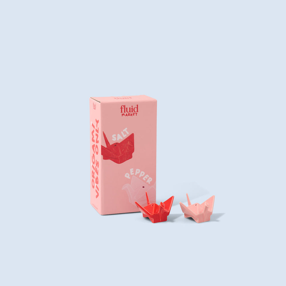 Origami-Salz- und Pfefferstreuer