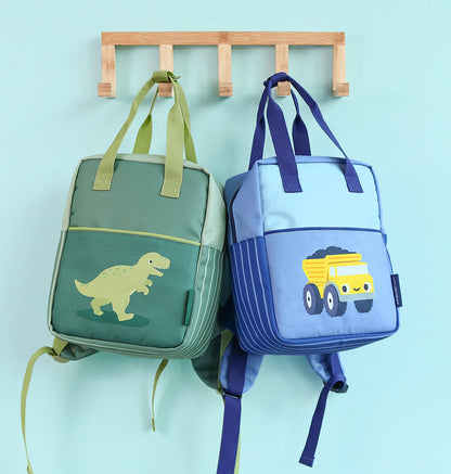 Petit sac à dos carré enfant - Dinosaure – vue 8 – A Little Lovely Company