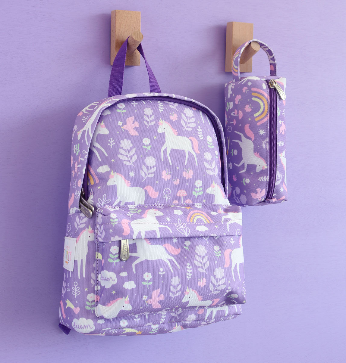 Petit sac à dos enfant - Unicorn Dreams – vue 2 – A Little Lovely Company