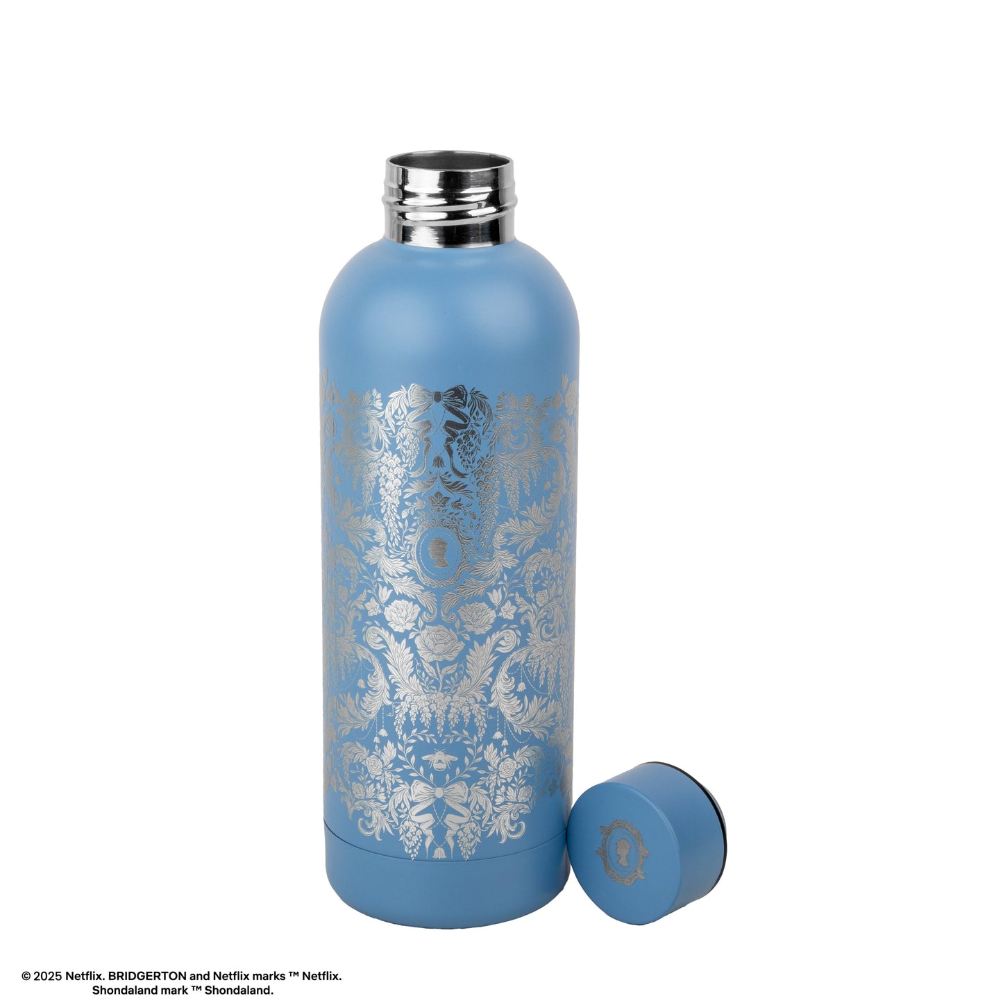 Bridgerton Silver Insulated Signature Water Bottle