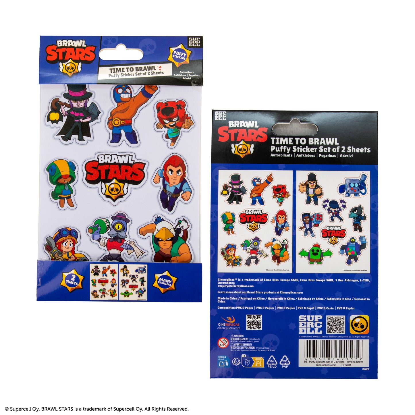 3D Brawl Stars Stickers