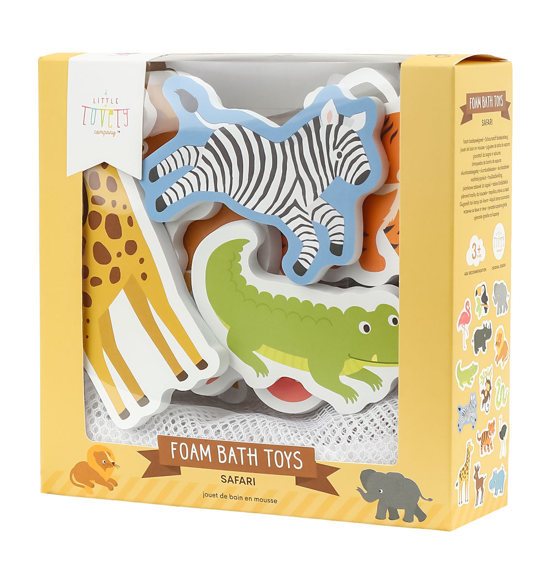 Jouets de bain en mousse - Safari – vue 2 – A Little Lovely Company