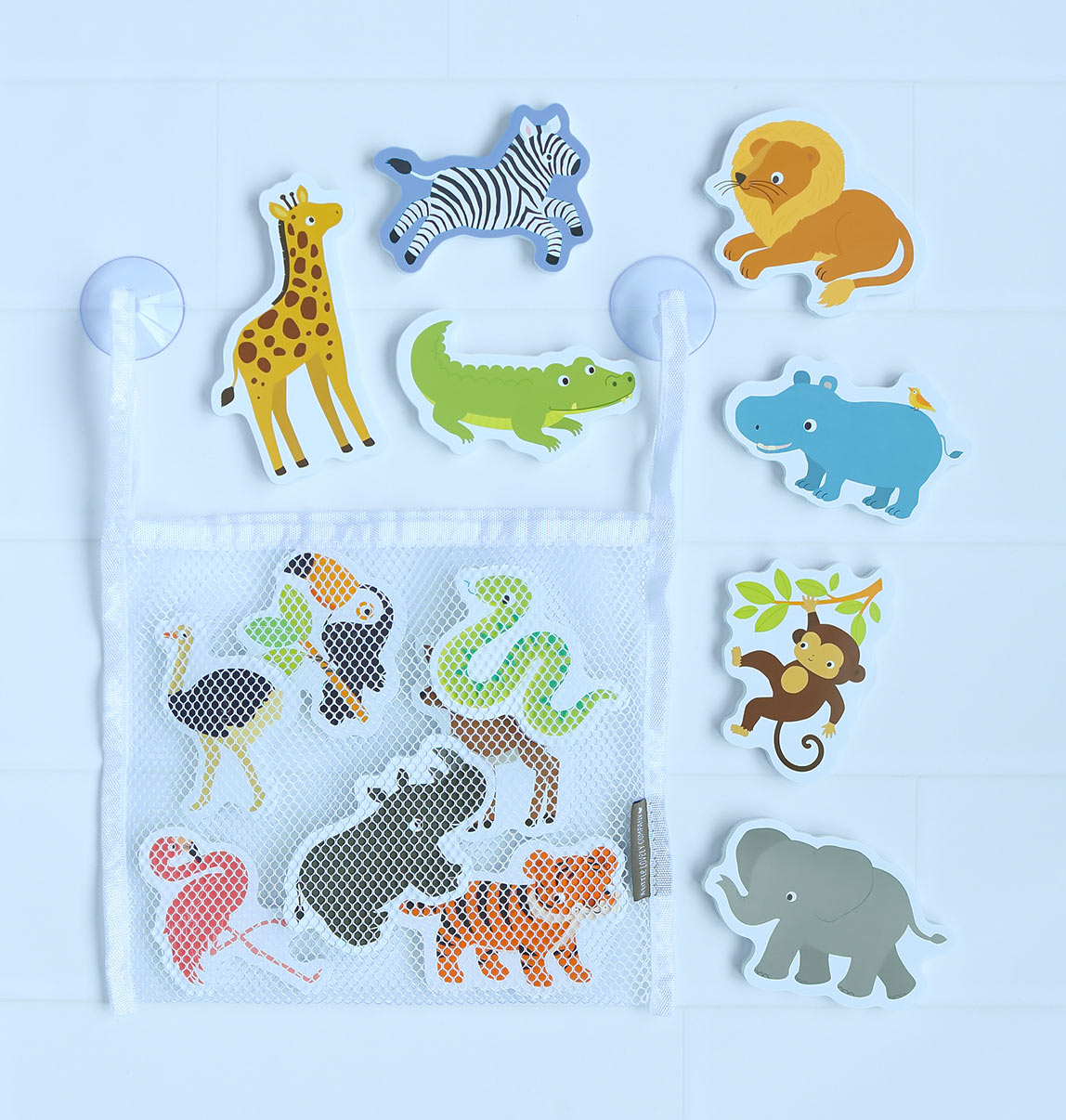 Jouets de bain en mousse - Safari – vue 4 – A Little Lovely Company