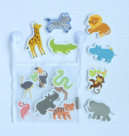 Jouets de bain en mousse - Safari – vue 4 – A Little Lovely Company