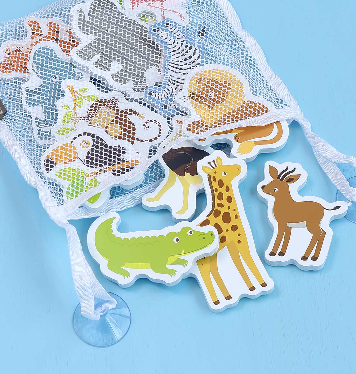 Jouets de bain en mousse - Safari – vue 5 – A Little Lovely Company