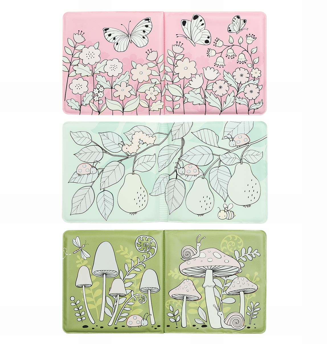 Livre de bain magique - Amis du jardin – vue 5 – A Little Lovely Company