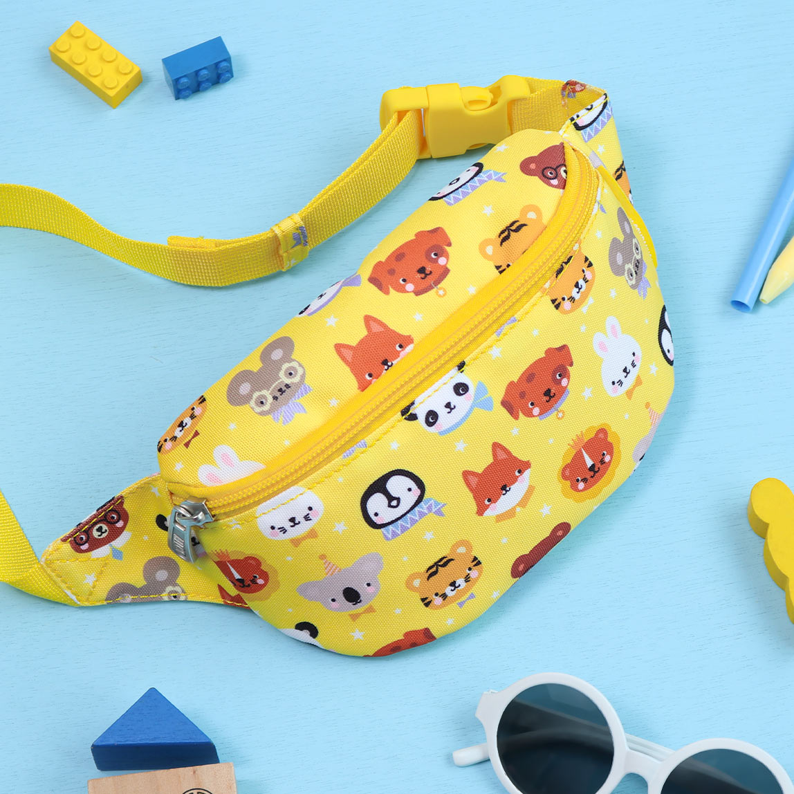 Sac banane enfant - Amis des animaux – vue 5 – A Little Lovely Company