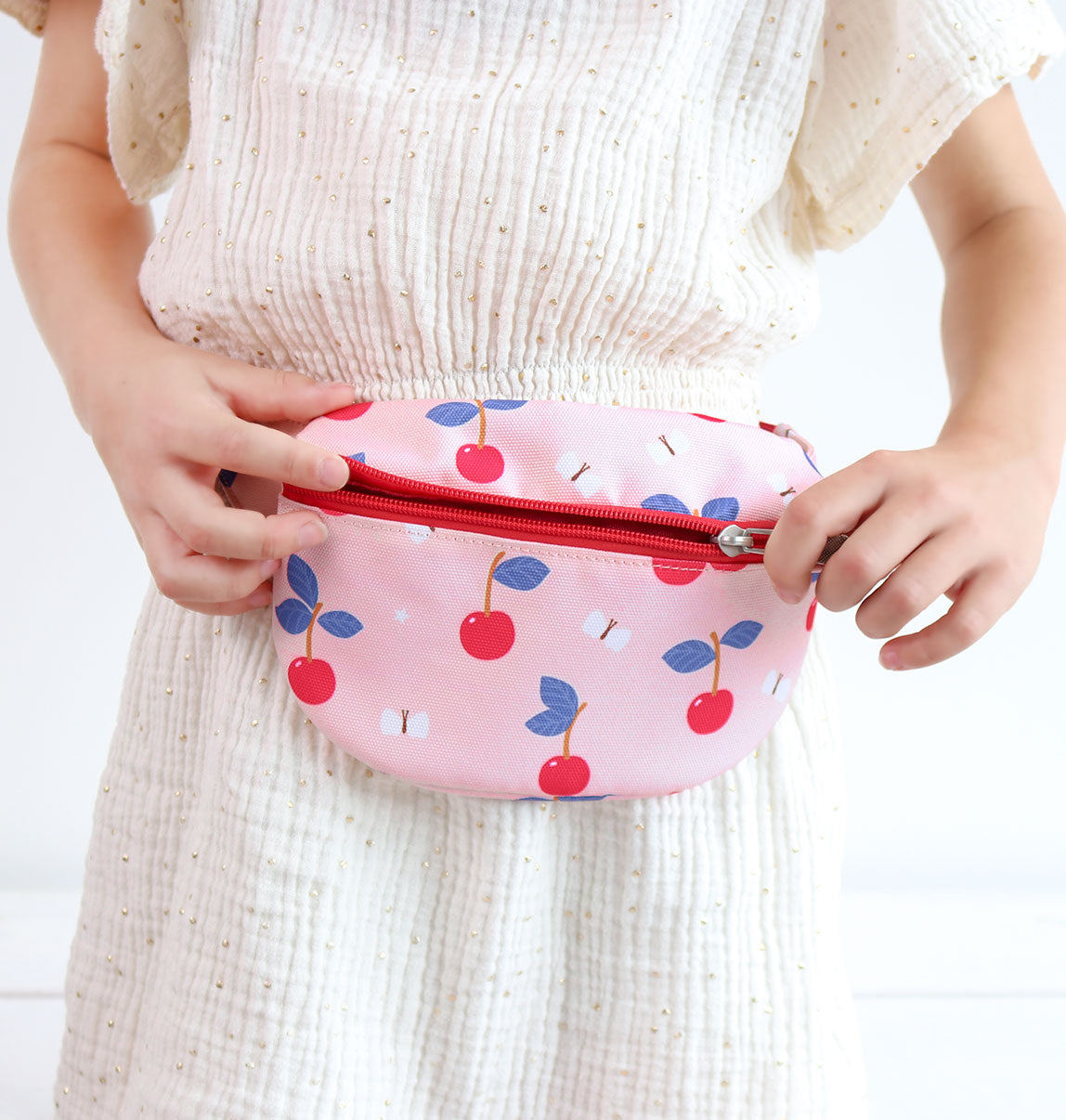 Sac banane enfant - Cerises