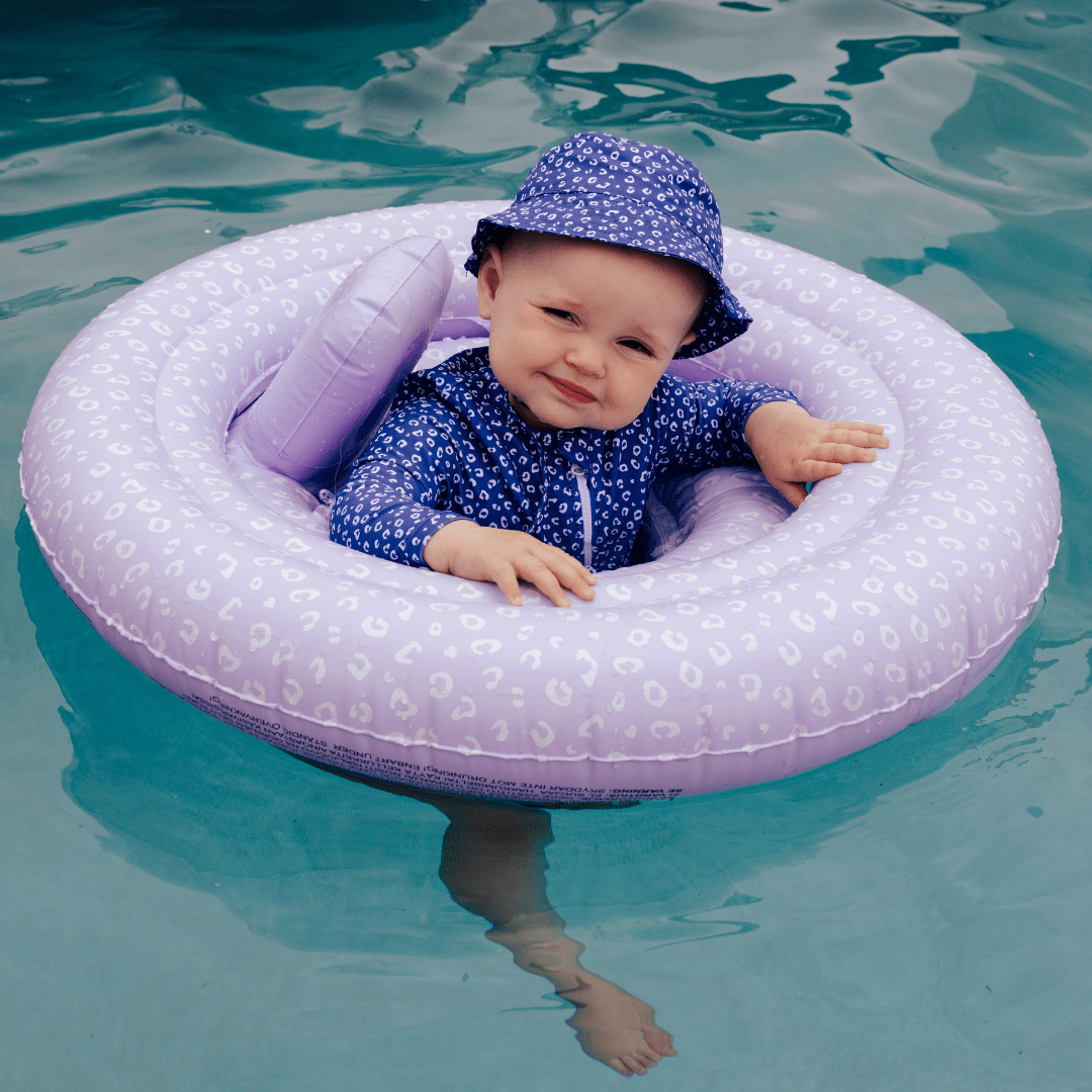 Baby Float - Lilac - Leopard - 0/1 Years