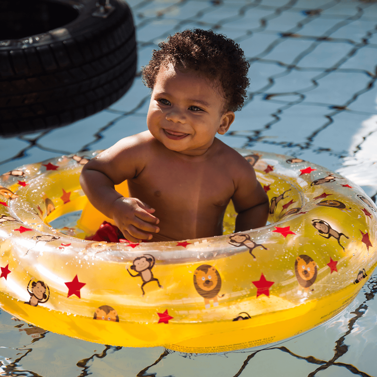 Baby Float - Yellow - Circus - 0/1 Years