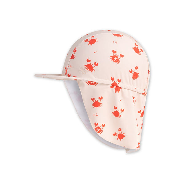 Sun Hat - Beige/Red - Crabby