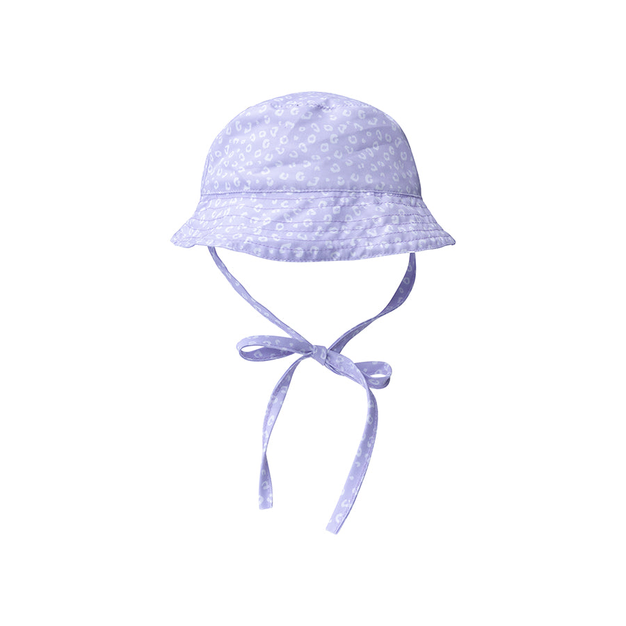 Sun Hat - Lilac - Leopard
