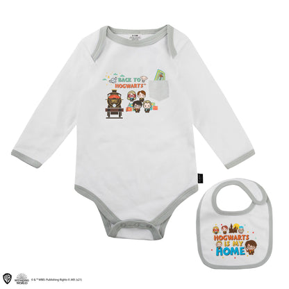 *Hogwarts baby bodysuit and bib