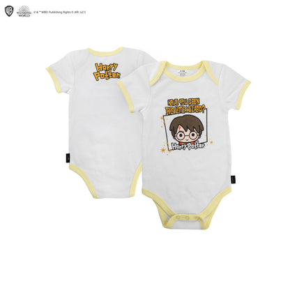 Baby bodysuit and "Little Wizard" bib