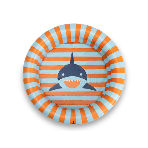 Baby Pool - Orange/Blue - Tropical Shark - Ø 60 cm