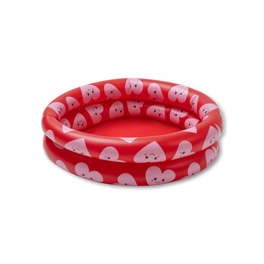 Baby Pool - Red - Hearts - Ø 60 cm