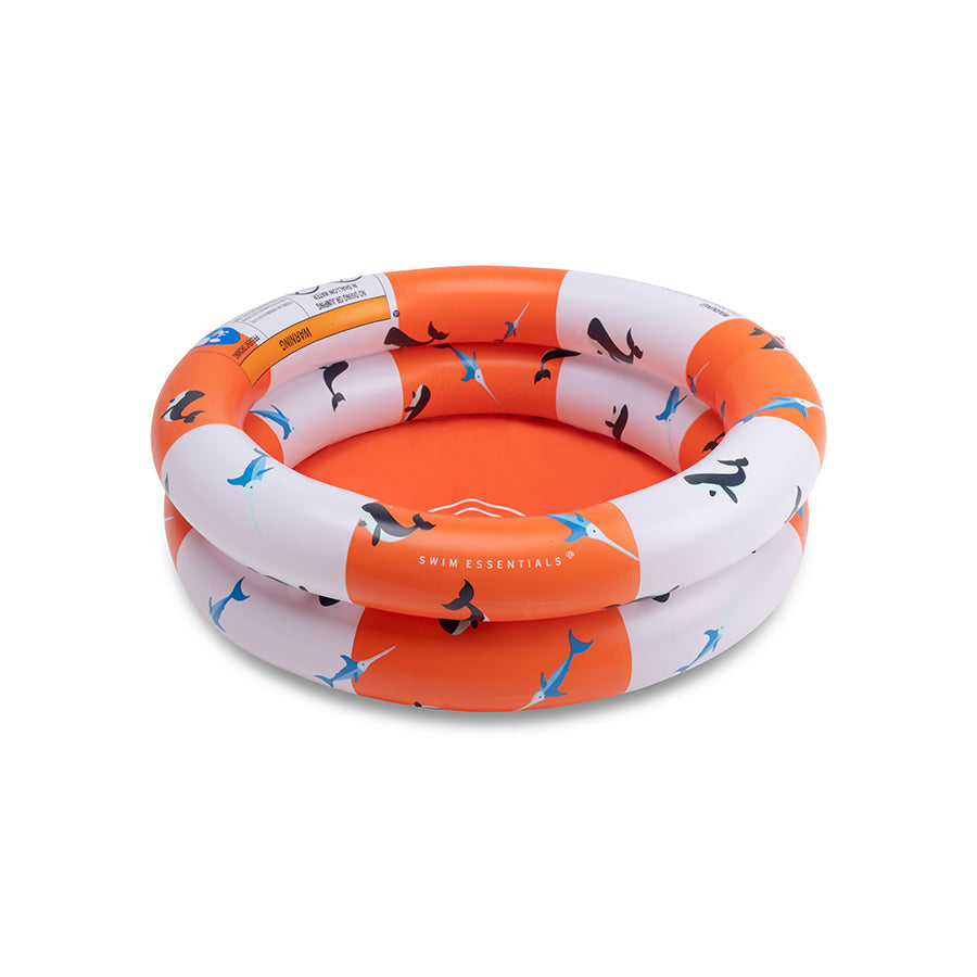 Baby Pool - Red/White - Ocean Stripes - Ø 60 cm