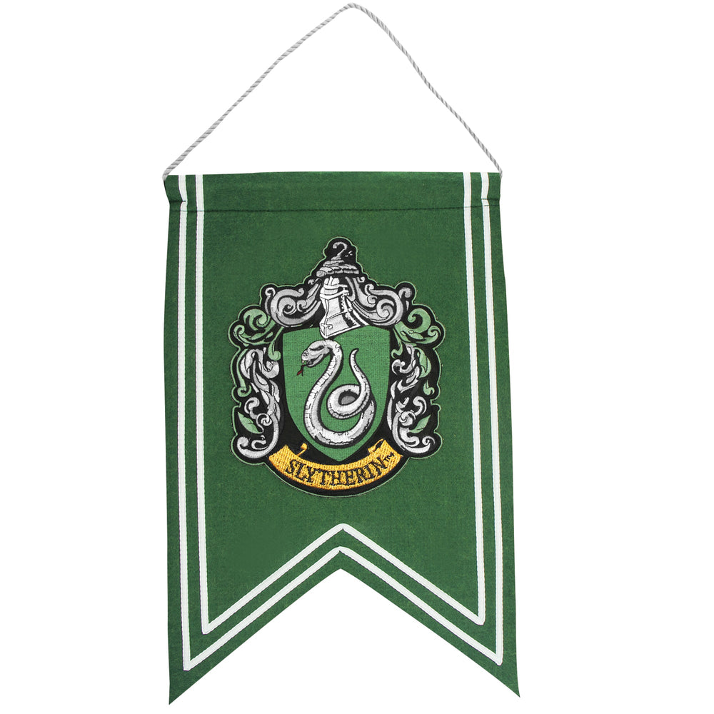 Ensemble bannière et drapeau Harry Potter - Serpentard