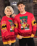 Kersttrui met Batman en Joker