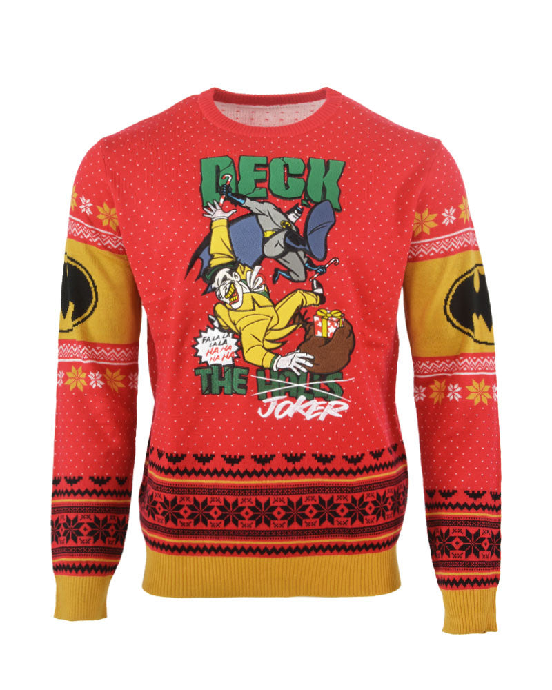 Batman and Joker Christmas sweater