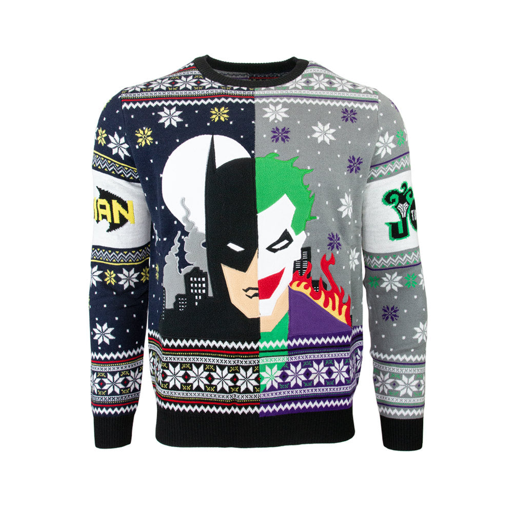 Batman vs Joker Christmas sweater