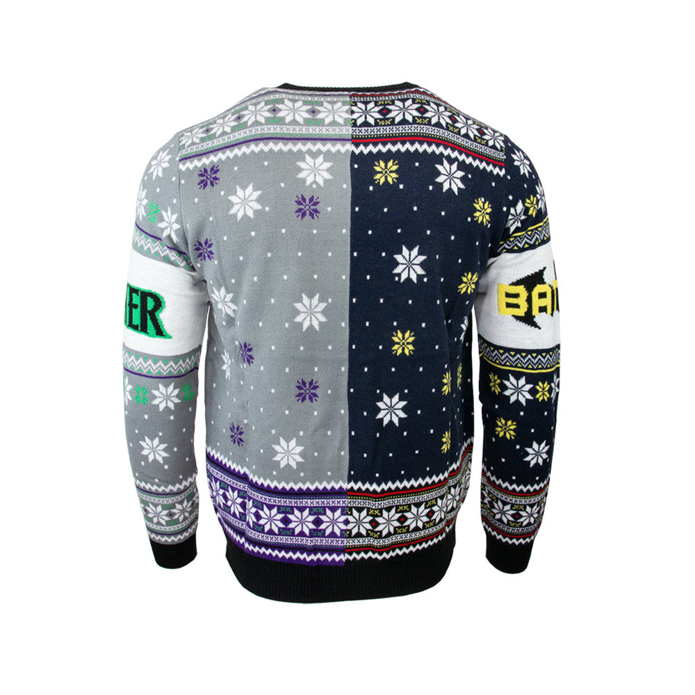 Batman vs Joker Christmas sweater