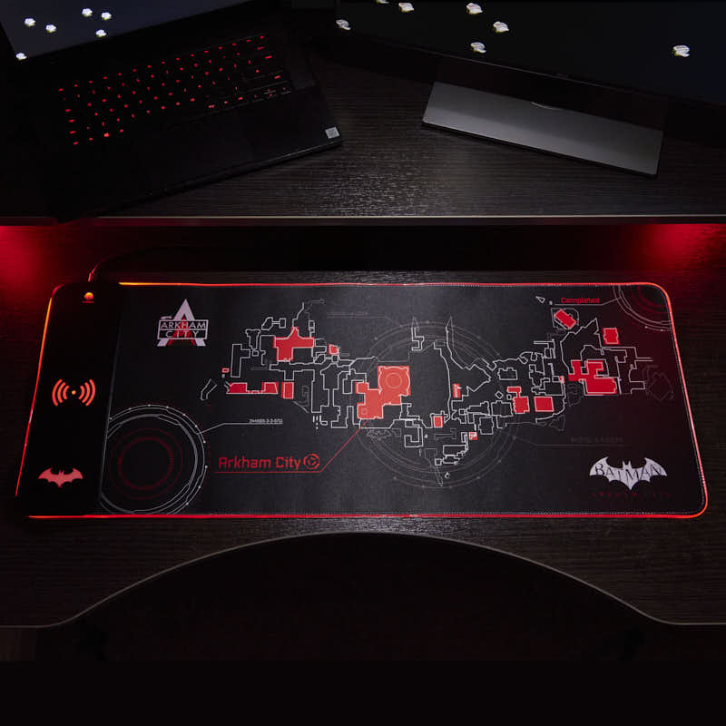 Tapis de Jeu Géant avec Chargeur pour Téléphone - Batman Arkham