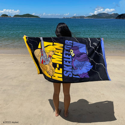 *He-Man & Skeletor beach towel