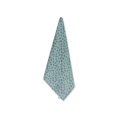 Cotton Beach Towel - Green - Leopard - 135 x 65 cm