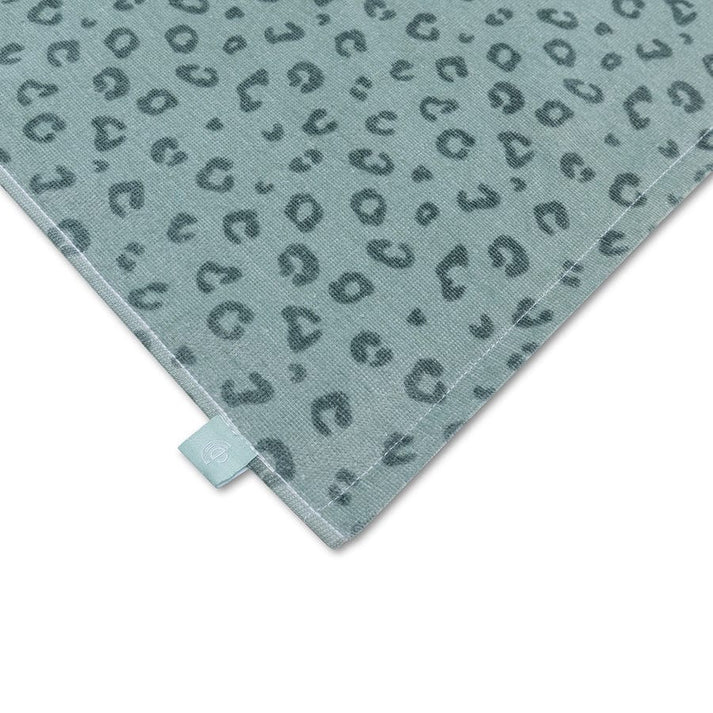 Cotton Beach Towel - Green - Leopard - 135 x 65 cm