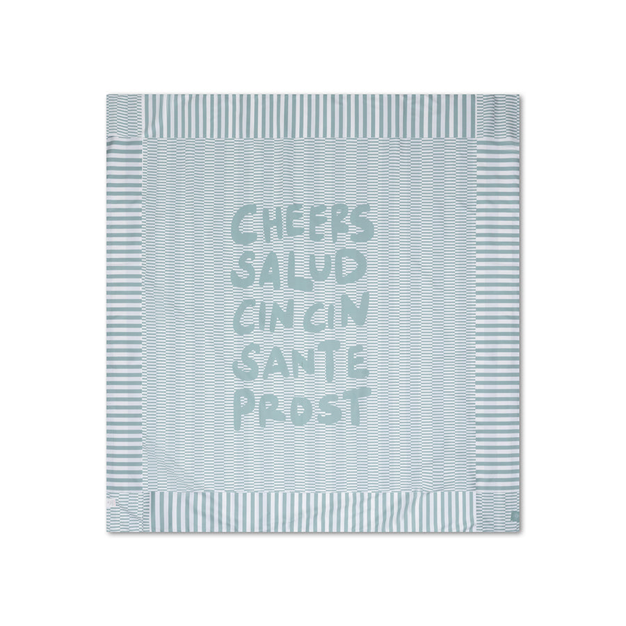 Microfiber Beach Towel - Green - Cheers - 180 x 180 cm