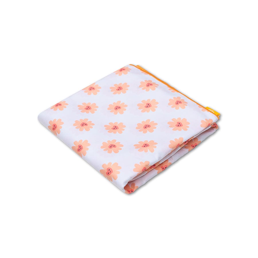 Beach Towel Microfiber - Multicolor - Floral Love - 135 x 65 cm